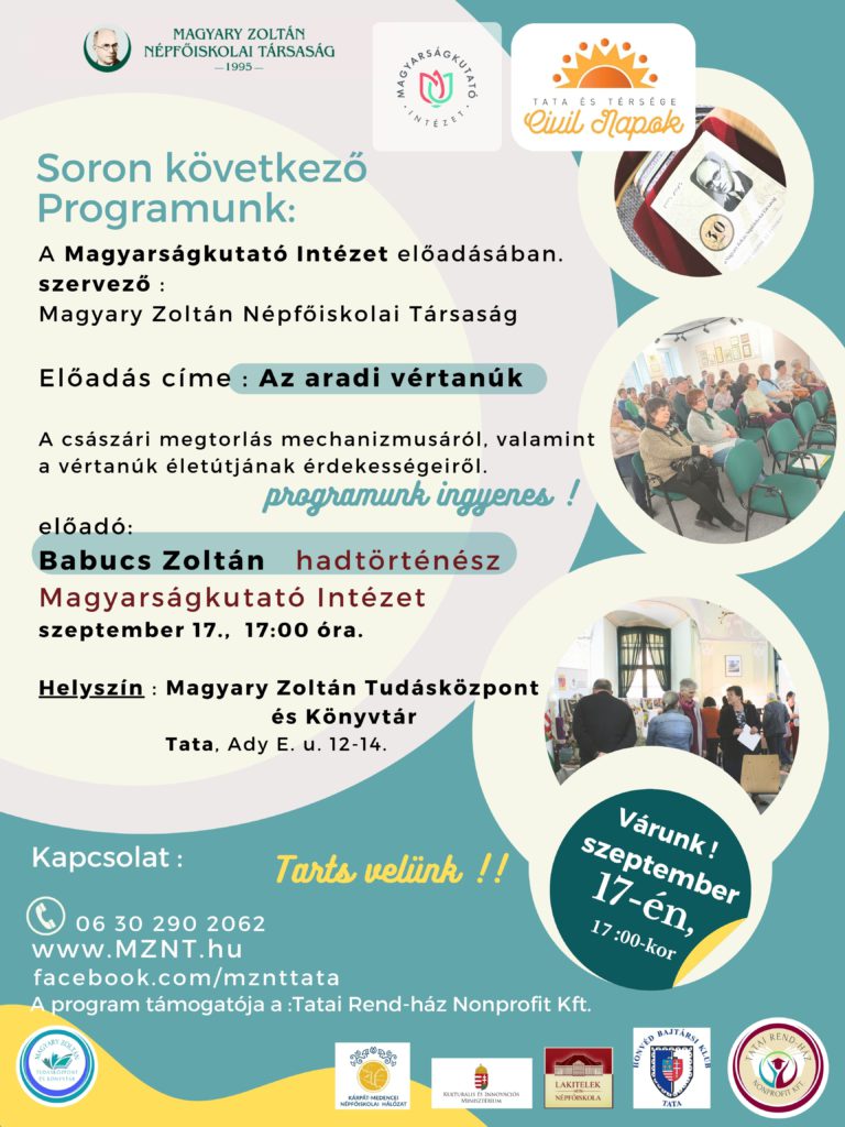 A Magyary Népfőiskola is csatlakozik a Civil Napokhoz