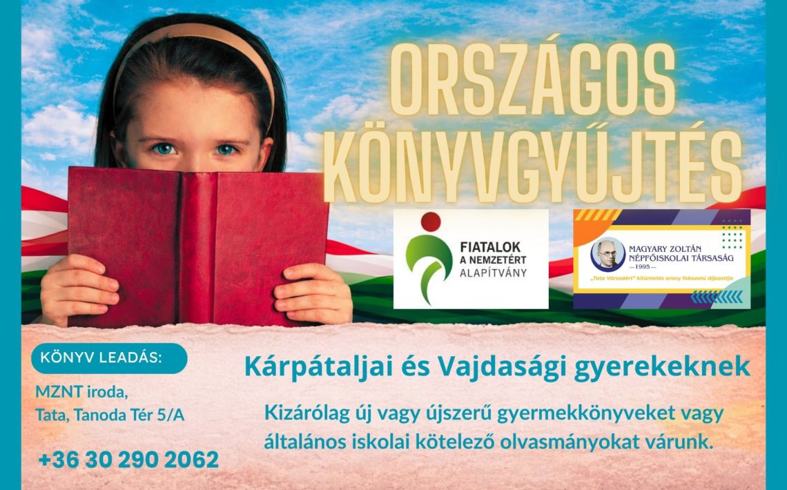 Könyvgyűjtés kárpátaljai és vajdasági gyermekeknek